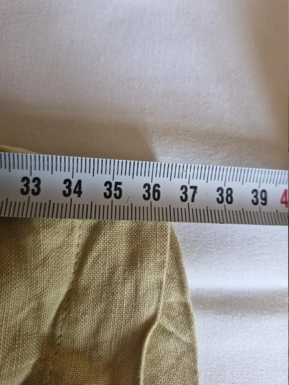 Short de talle alta para mujer - Beige amarillo - Talla S – photo 8